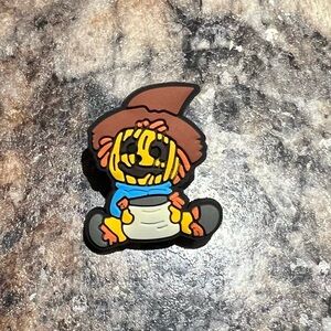 Pumpkin Scarecrow Croc Charm - 3/$8